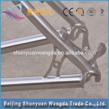 custom full suspension titanium mountain bike frame